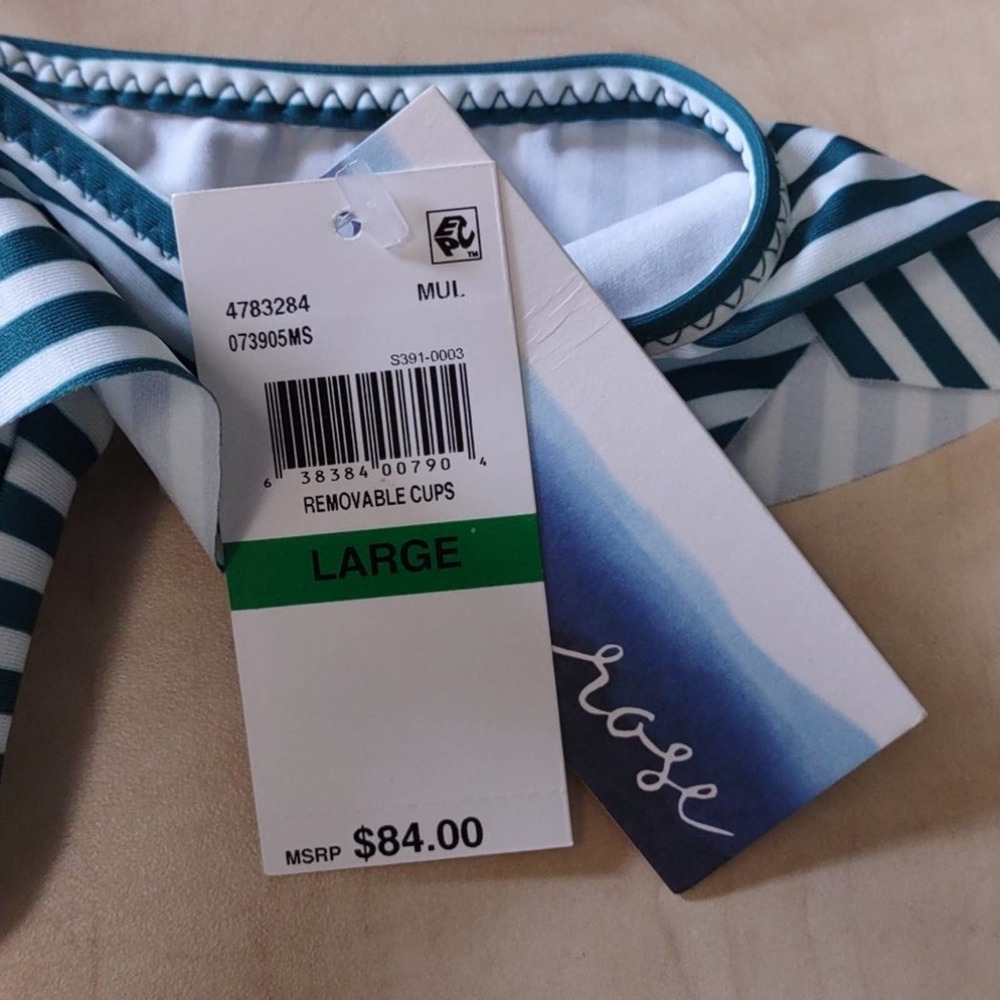 Isabella Rose Avalon Off the Shoulder Bikini Top L - Picture 9 of 11